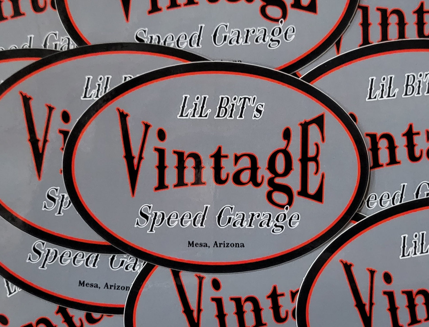 Official shop logo sticker