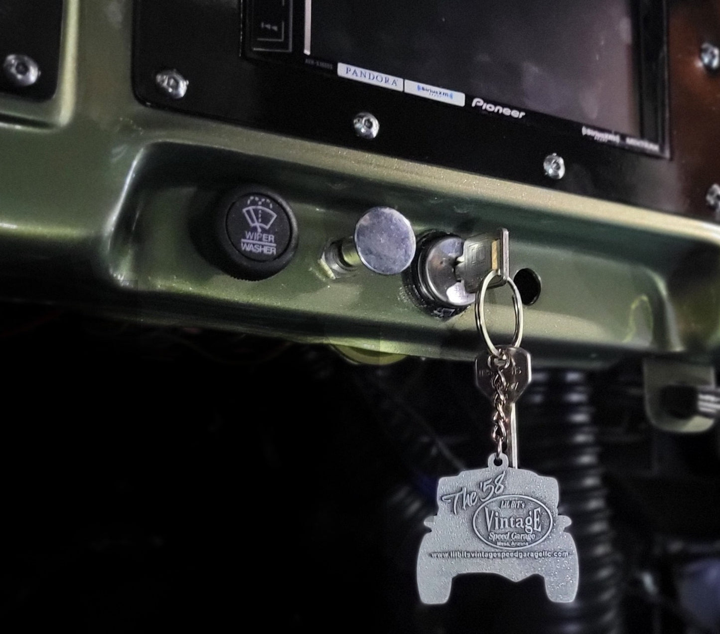 Dodge power wagon Keychain "The '58"